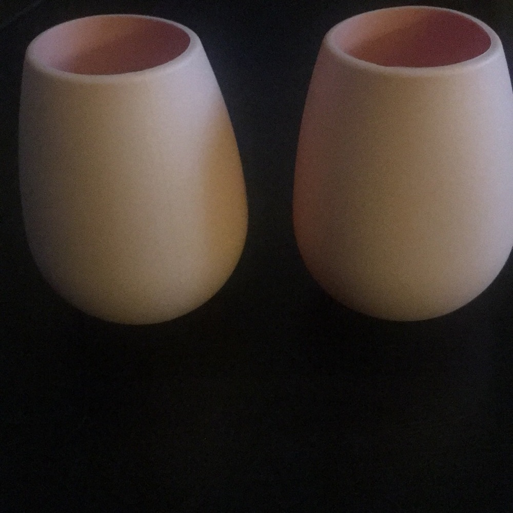 Silicone wine glasses